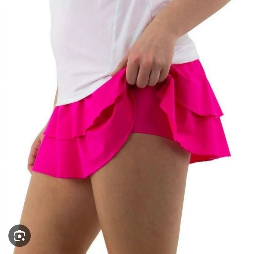 Fila Vibrant Pink Ruffled Skort girls M (10-12)
